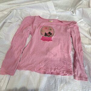 let it snow dog snowglobe long sleeve shirt 7